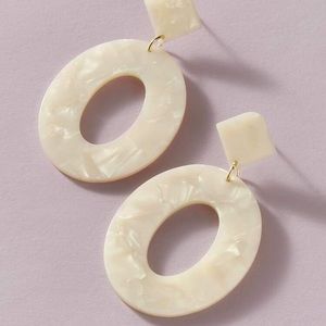 Fashion Hoop Drop Earrings